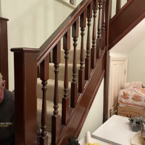 Modernising Staircase Spindles With an Oak Twist in Quorn, Leicestershire