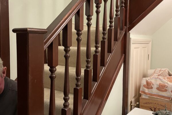 Modernising Staircase Spindles With an Oak Twist in Quorn, Leicestershire